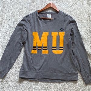 pink marquette crew neck